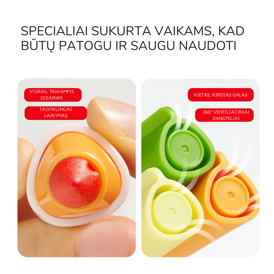 Vienpusiai nuplaunami flomasteriai - 24 spalvos