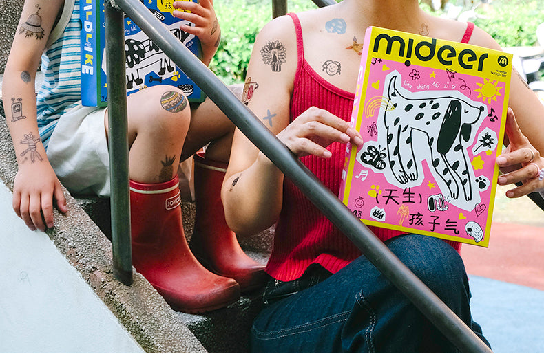 Tatuiruočių / lipdukų rinkinys - MINI pink